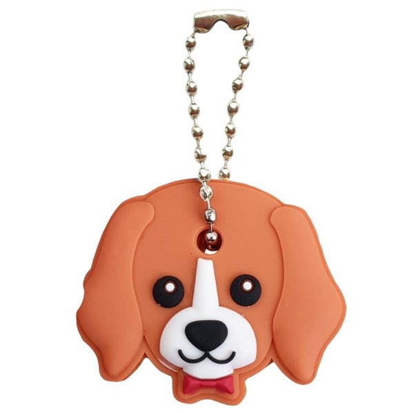 Sleutelhoesje "Hond" Oranje