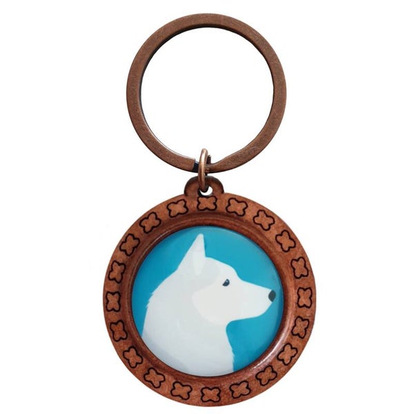 Sleutelhanger "Hout" kort 6