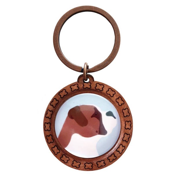 Sleutelhanger "Hout" kort 2