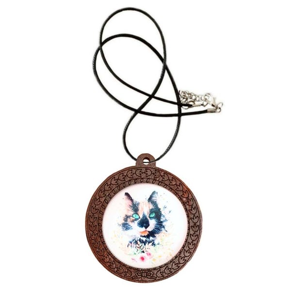 Ketting "Hout" Watercolour 2