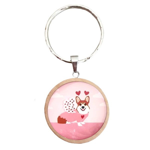 Sleutelhanger "Hartjes" 7