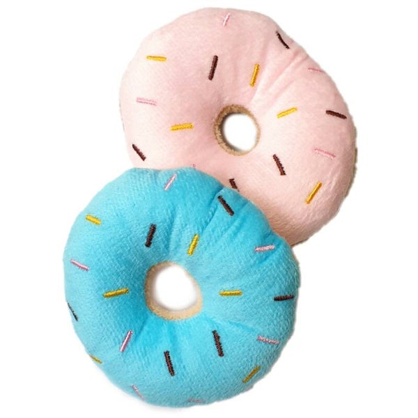 Pluche donut met pieper