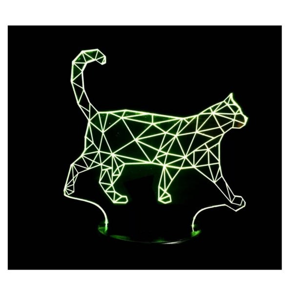 3D lampje kat lopend