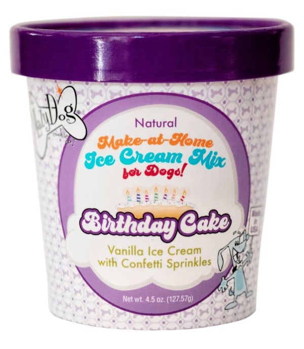 Honden ijs "Birthday Vanilla" Lazy dog