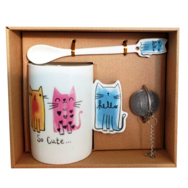 Giftset compleet thee setje Kat