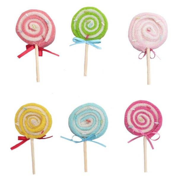 Set "Lollipop" multicolor set (6 stuks)
