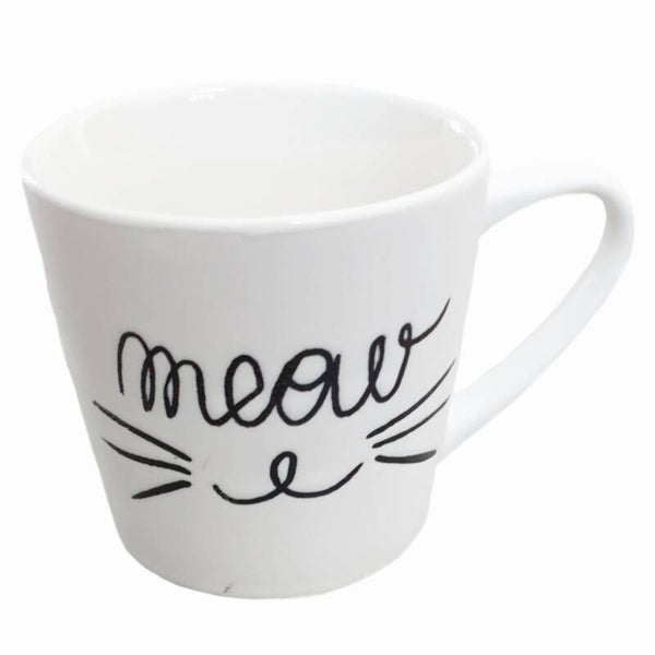 Kopje Kattengezicht wit 3