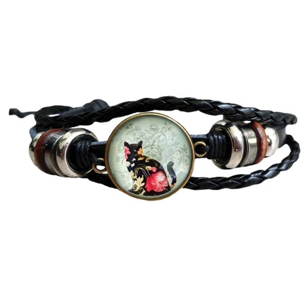 Armbandje Poes bloemen