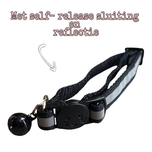 Halsbandje "Self release" zwart