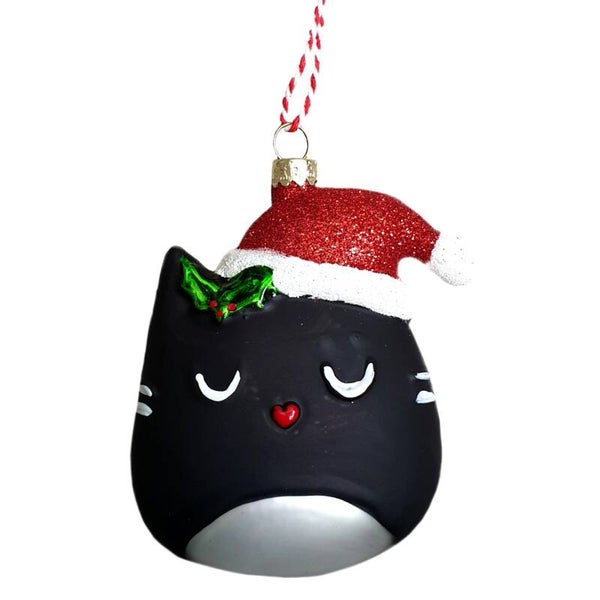 Kerstbal "Kattenkop"
