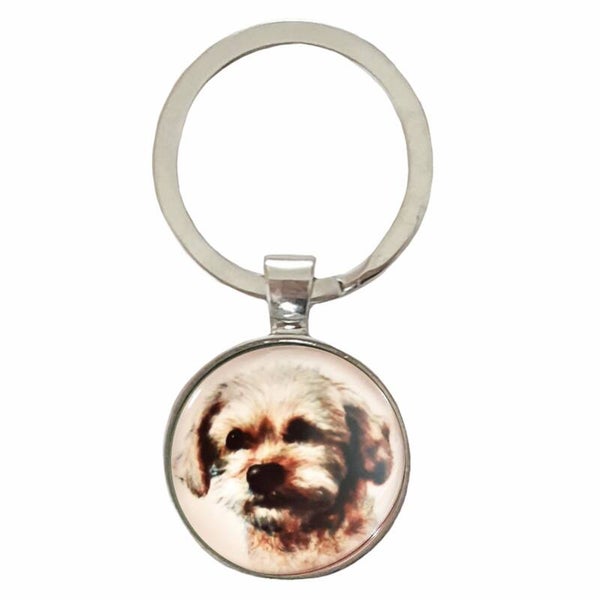 Sleutelhanger kort "Portret hond"