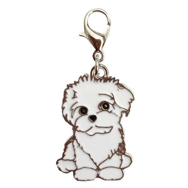 Bedeltje "Hondje wit"