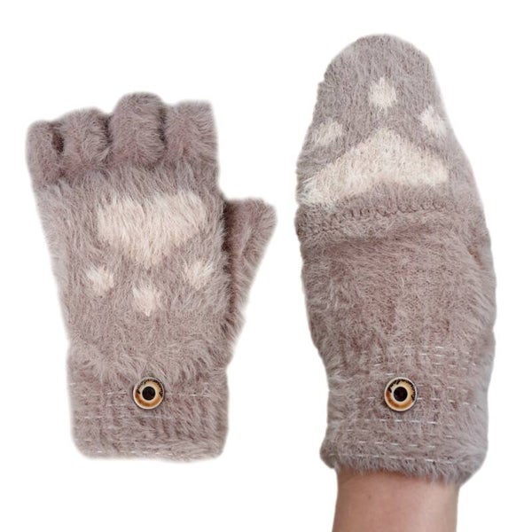 Handschoenen "Pootjes" Taupe