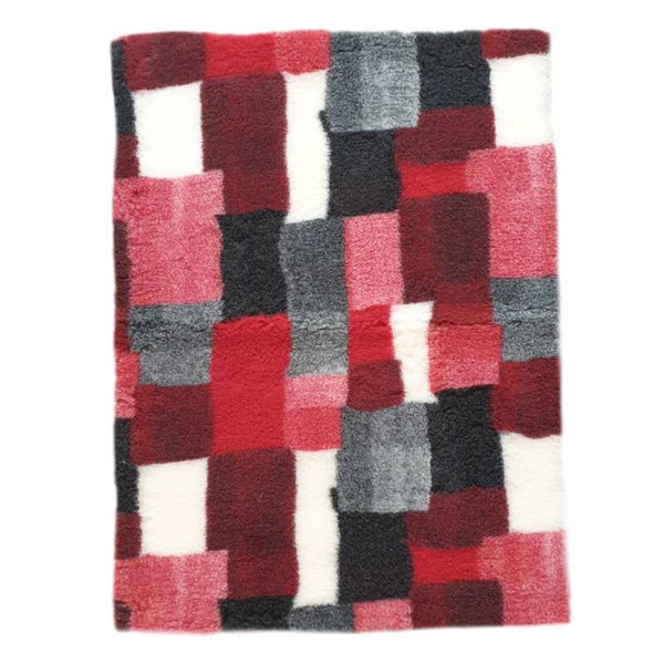 Vet bed "Patchwork" Rood 100x75
