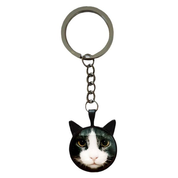 Sleutelhanger "lang" Kattenkop 10