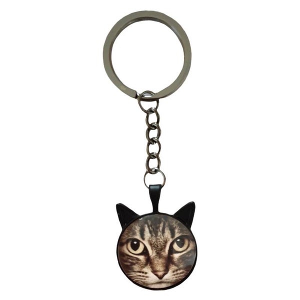 Sleutelhanger "lang" Kattenkop 7