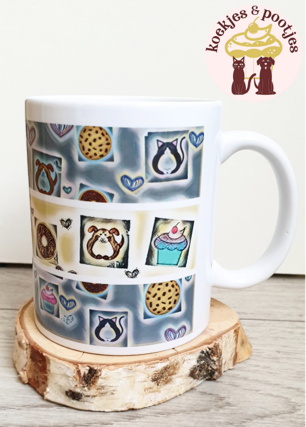 Mok "Dogs, cats and snacks" 1