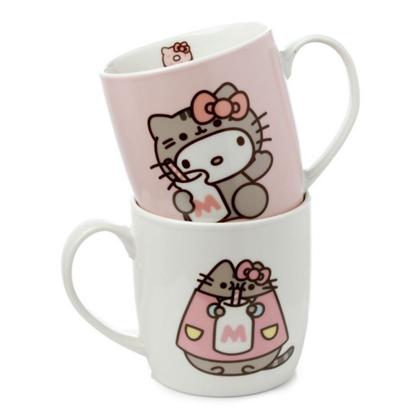 Hello Kitty x Pusheen set van 2