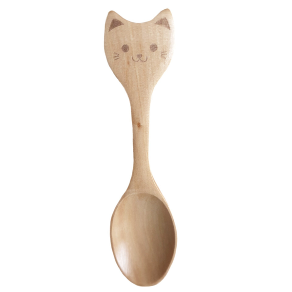 Lepeltje hout "Poes"