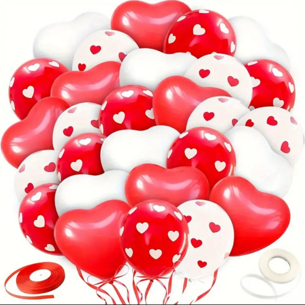 Ballon met hartjes