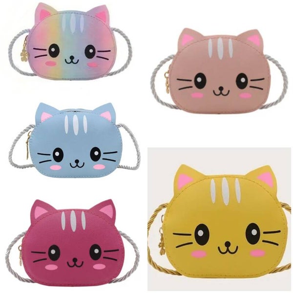 Tasje nepleer kat diverse kleuren