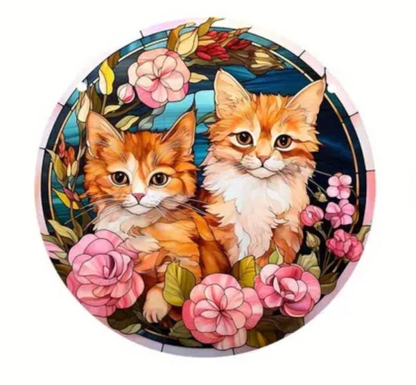 Suncatcher Rode katjes