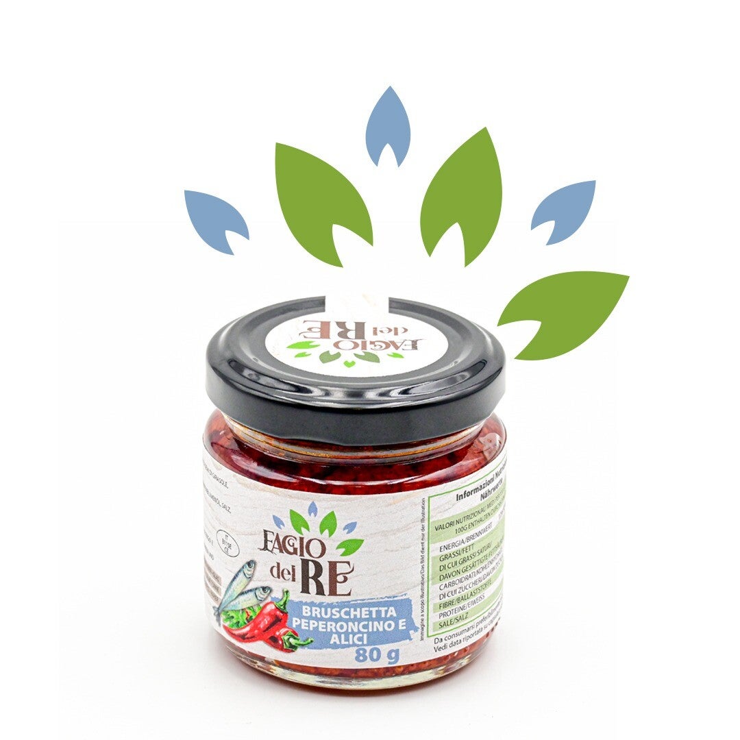 Bruschetta peperoncino e alici 106ML