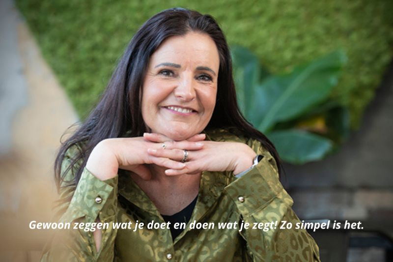 Deze ZZP'er zegt wat ze doet en doet wat ze zegt!