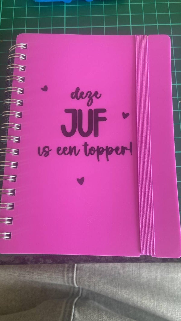 Notitieboekje Juf | Deze juf is een topper!