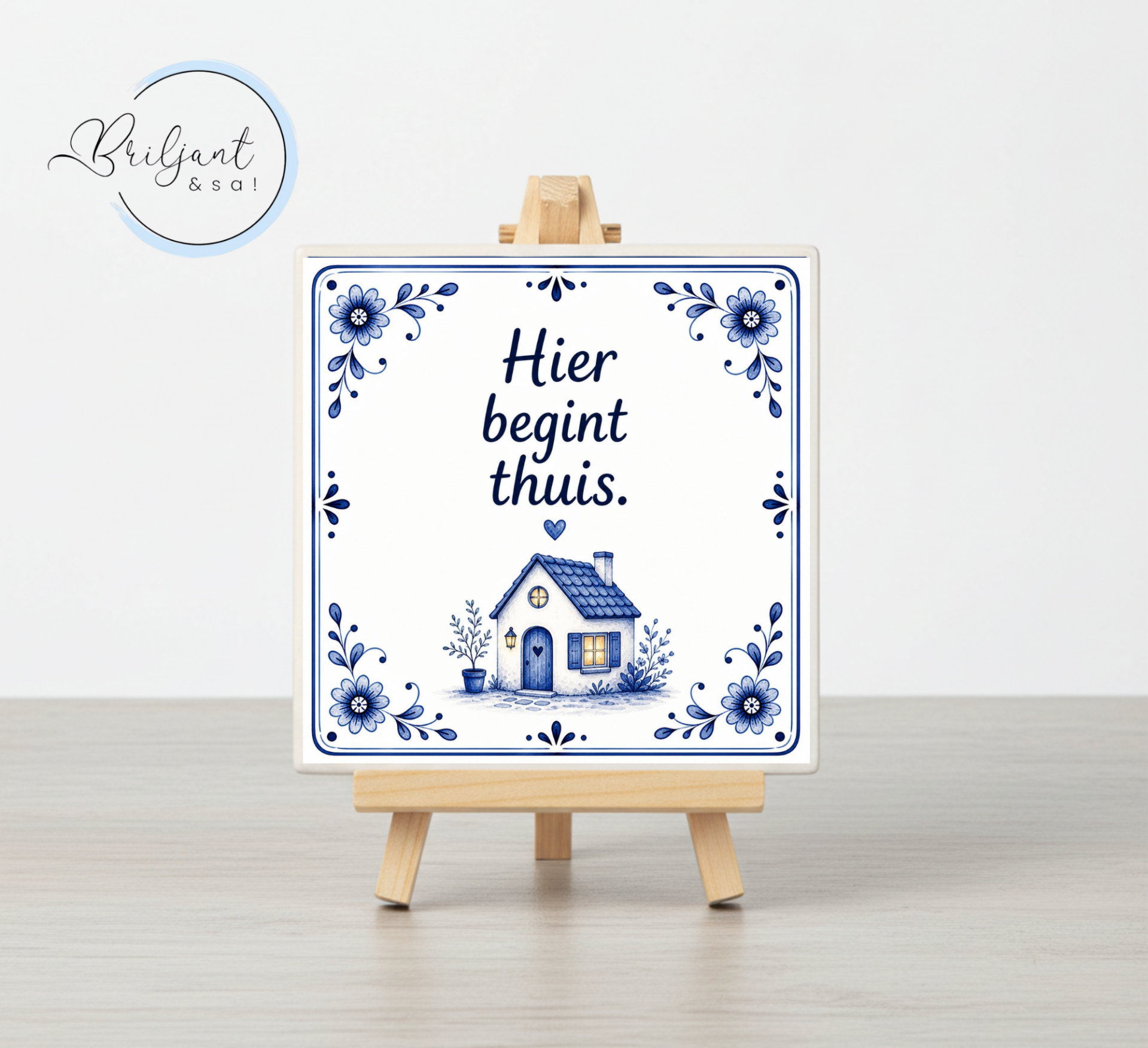 Tegeltje | Hier begint thuis