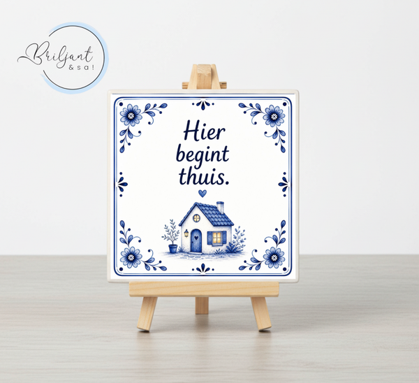 Tegeltje | Hier begint thuis