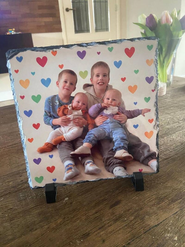 Leisteen met foto | Gepersonaliseerd