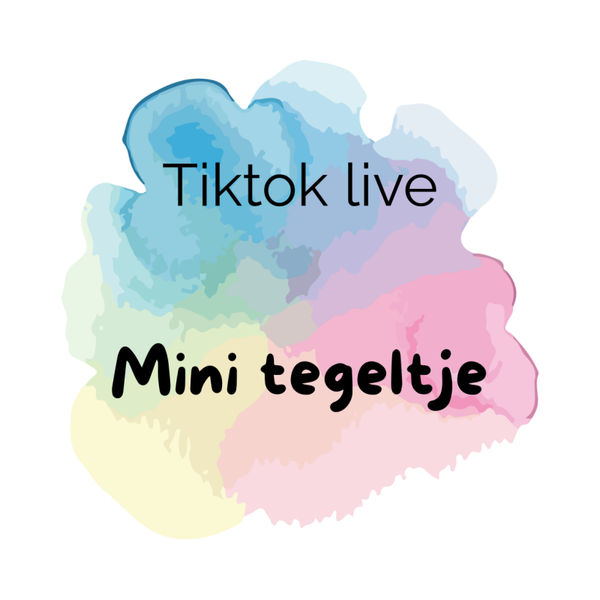 Tiktok Live | Mini tegeltje