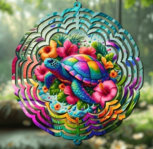 Windspinner | Schildpad regenboog