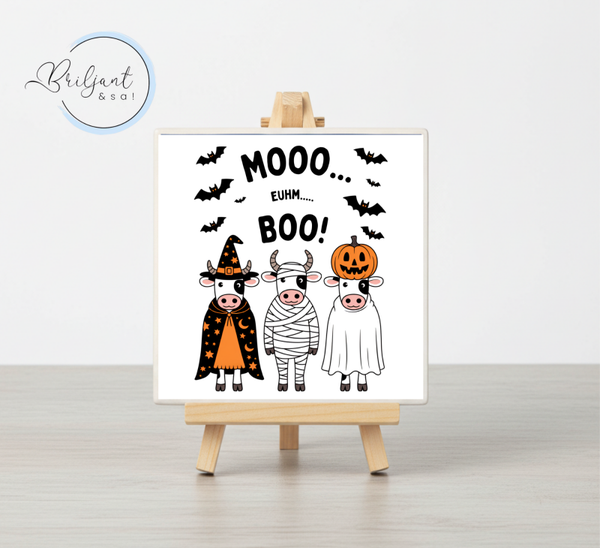 Tegeltje | Mooooo euhm booooooo!