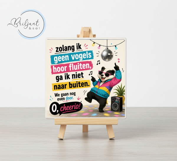 Tegeltje | O, cheerio!