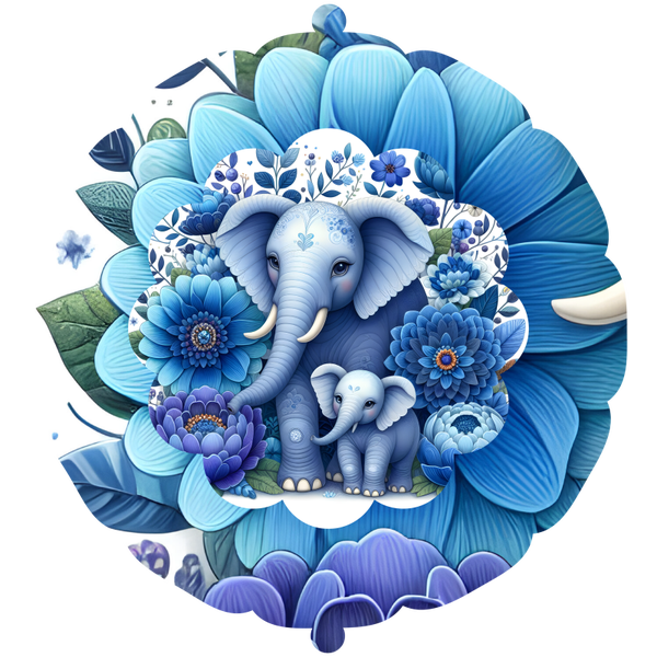Windspinner | Olifant blauw