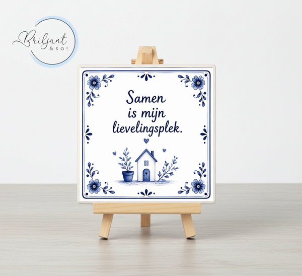Tegeltje | Samen is mijn lievelingsplek