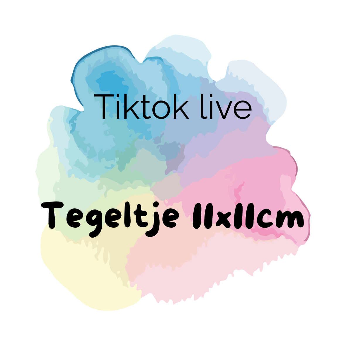 Tiktok Live | Tegeltje 11x11cm