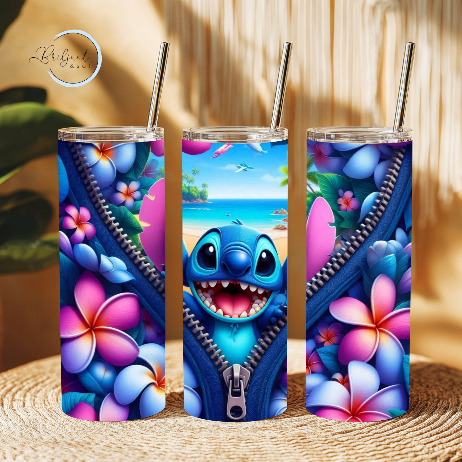 Tumbler | Stitch met rits