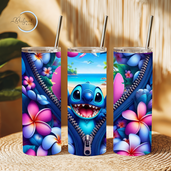 Tumbler | Stitch met rits