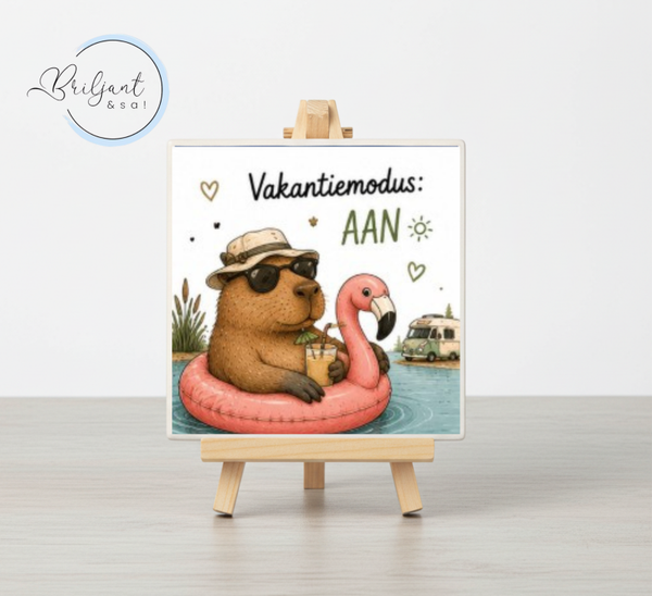 Tegeltje | Vakantiemodus: AAN!
