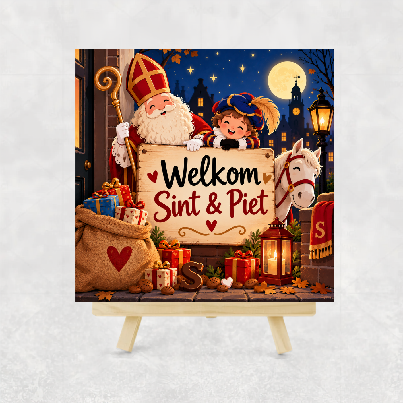 Tegeltje | Welkom Sint & Piet