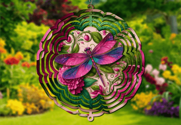 Windspinner | Dragonfly roze