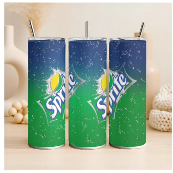 Personlised Sprite 20oz steel tumbler