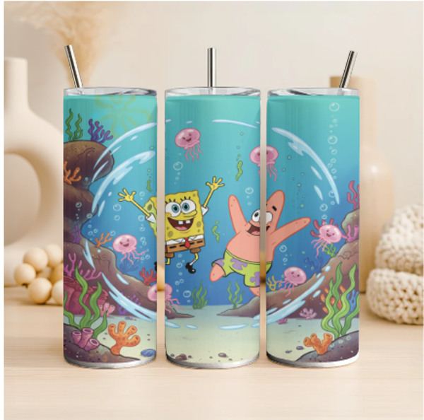 Spongebob 20oz steel tumbler