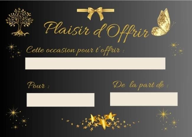 Chéque Cadeaux à Offrir