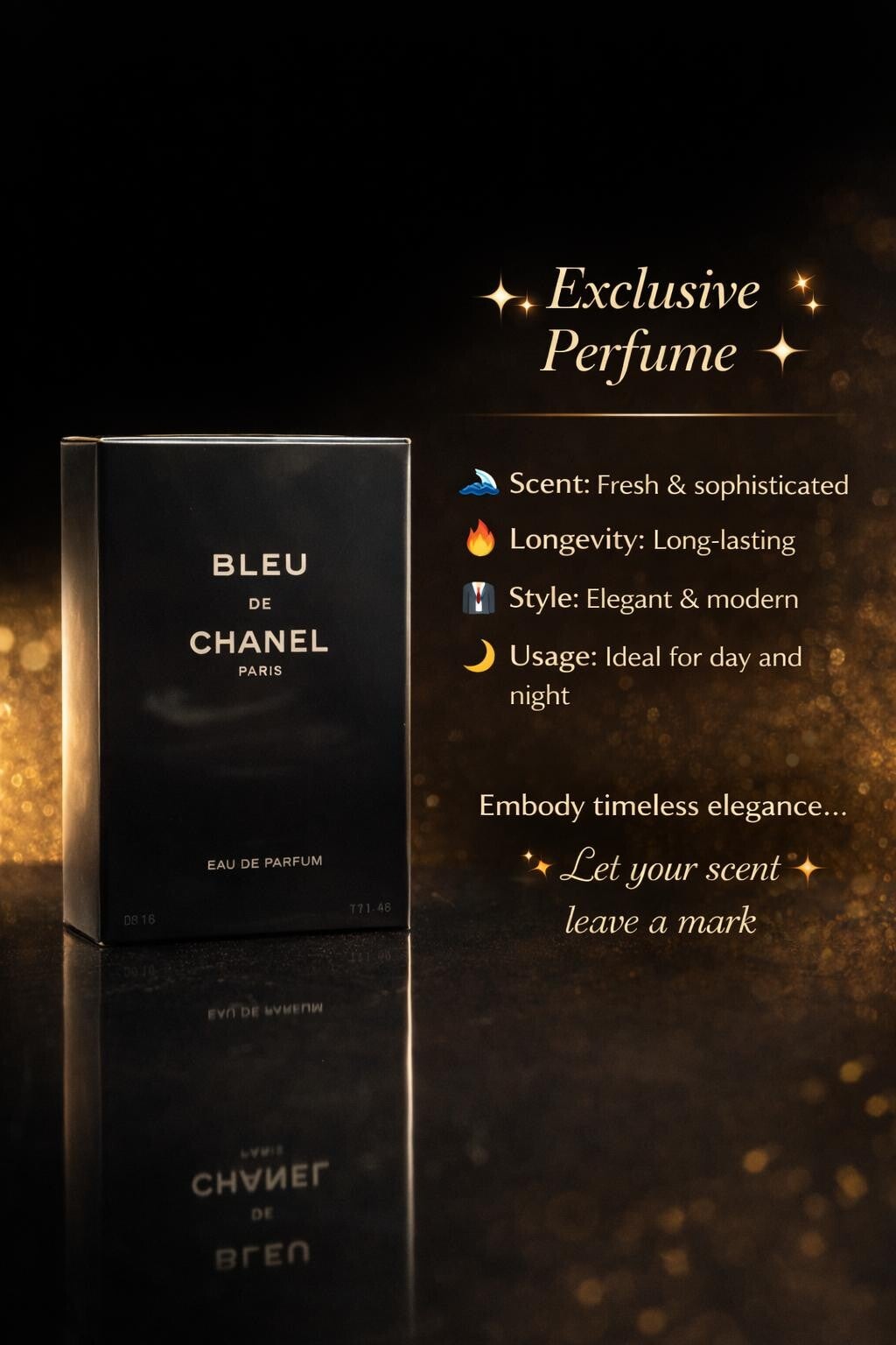 Bleu de channel paris men's