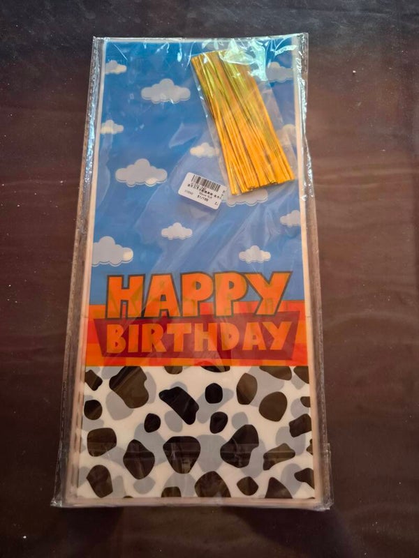 thema zakje happy birthday