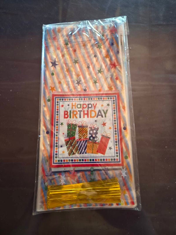 thema zakje happy birthday mix